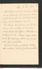 Seite 11, Tagebuch "Schottergrube bei Ossarn (hallstattzeitlich) altbronzez. Gräberfeld (NHMW-PRAE-BBB-19)